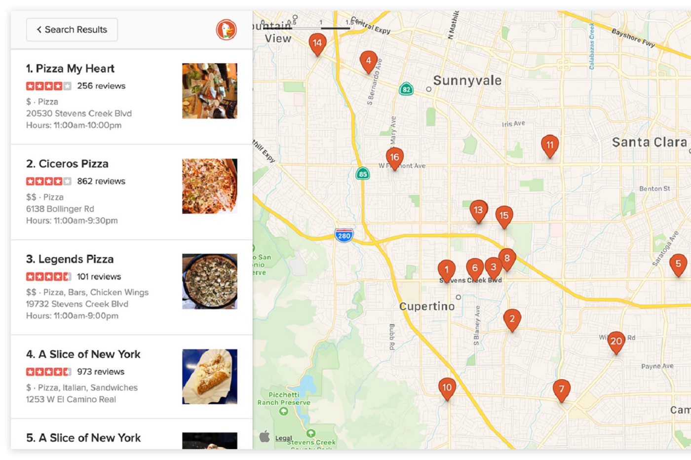 DuckDuckGo se tourne vers Apple Maps pour améliorer son moteur de recherche
