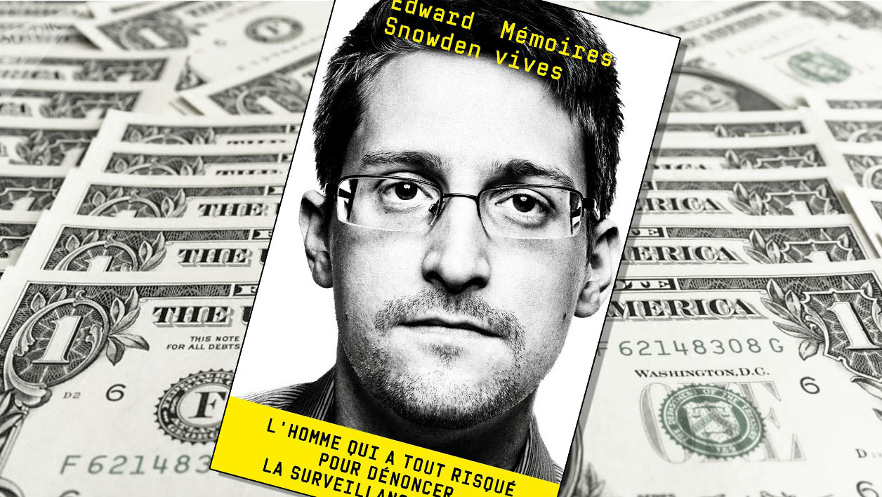 L'argent du livre d'Edward Snowden ira … au gouvernement américain qu'il dénonce!