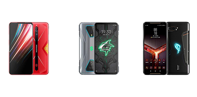 Nubia Red Magic 5G vs Black Shark 3 Pro vs Asus ROG Phone 2: Comparaison des spécifications