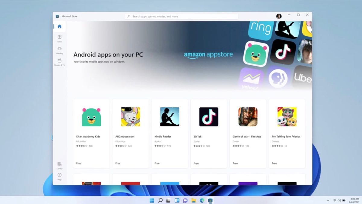 Le plan d’applications Android de Microsoft pour Windows 11 est voué à l’échec