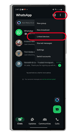 Utilisez WhatsApp sur plusieurs appareils en même temps